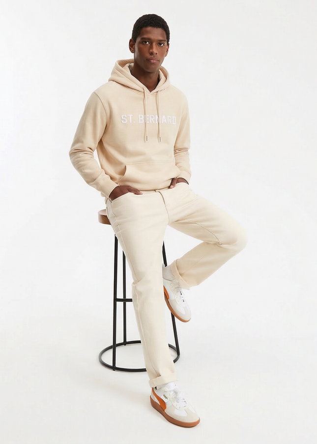 Hooded Sweatshirt with "St. Bernard"