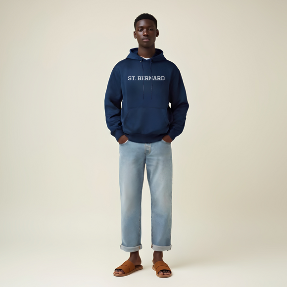 Hooded Sweatshirt with "St. Bernard"