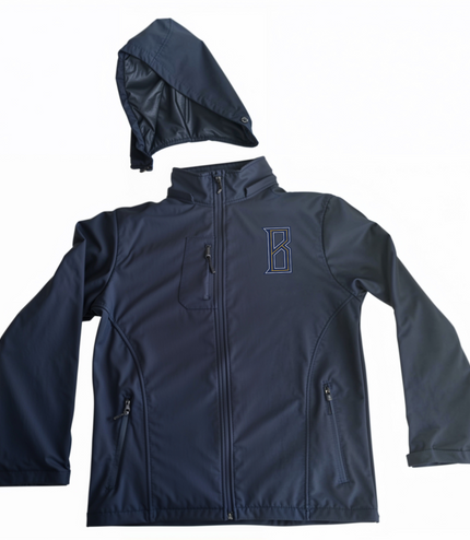 Water Resistant Coat With Detachable Hoodie