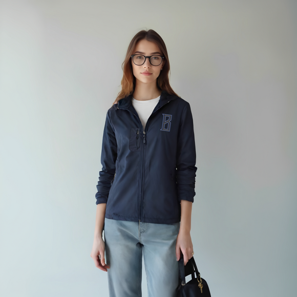 Water Resistant Coat With Detachable Hoodie