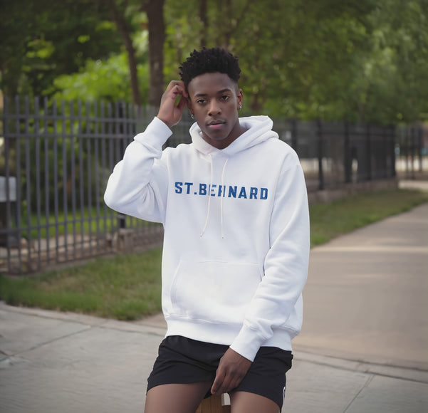 Hooded Sweatshirt with "St. Bernard"