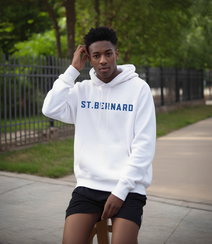 Hooded Sweatshirt with "St. Bernard"